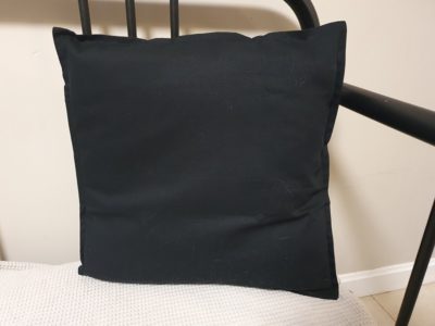 Cushion Black Plain