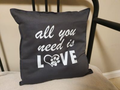 Cushion Grey Love