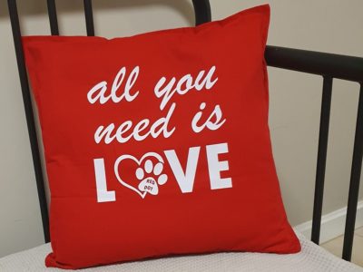 Cushion Red Love