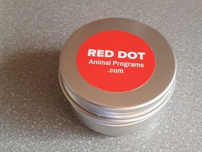 Leather balm tin